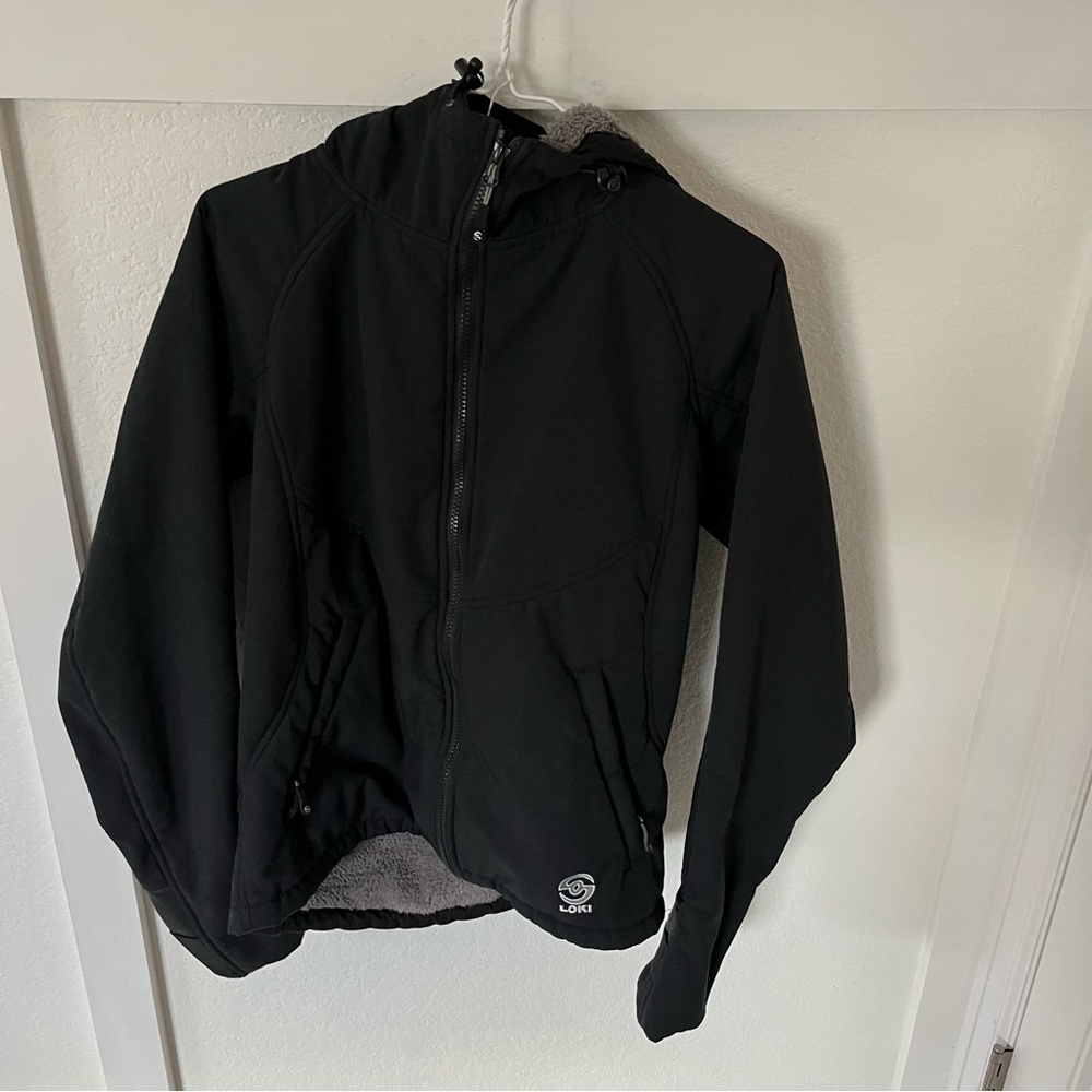 Loki Women's Small Fleece-lined Full-zip Hoody Jacket.